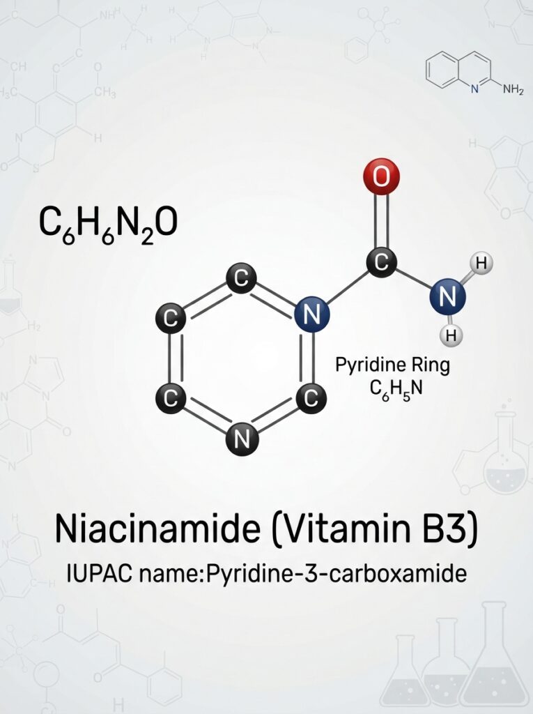 niacinamide chemical formula 202607122109