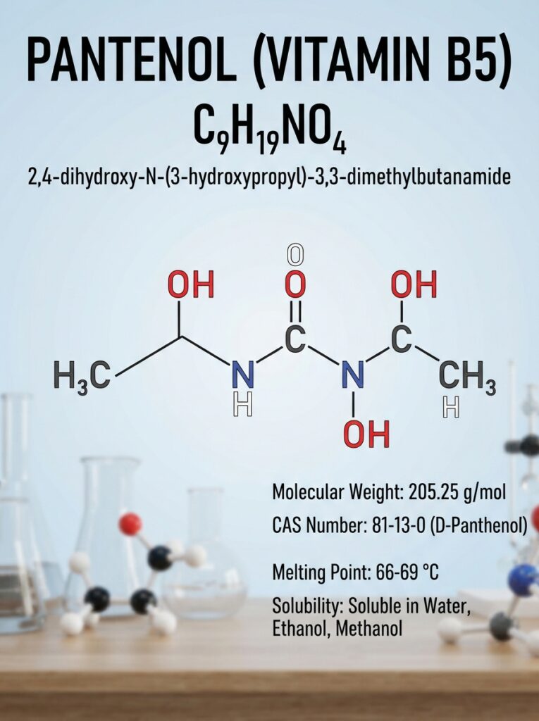 panthenol vitamin b5 formula 202607122108